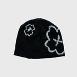 Load image into Gallery viewer, Wool Blend Jacquard Beanie Women Black Beige S5P672