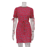 Load image into Gallery viewer, Floral Wrap Bodycon Dress Women Summer N6D092