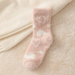 Load image into Gallery viewer, Mink Velvet Thick Mid Calf Fluffy Socks Women M5A342