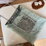 Load image into Gallery viewer, Vintage Cotton Lace Shoulder Bag Canvas Leopard N6F170