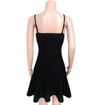 Load image into Gallery viewer, Floral Rib Knit Slip Dress Strappy Rabbit Velvet N5A797