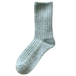 Load image into Gallery viewer, Winter Thermal Wool Blend Crew Socks Striped Cuffed M5A303
