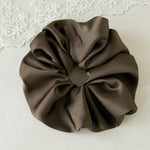 Load image into Gallery viewer, Leopard Print Satin Large Scrunchy Women S5P767