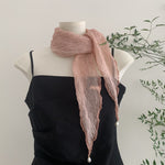 Load image into Gallery viewer, Diamond Scarf Women French Elegant Neck Tie Hair Band M5A322