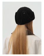 Load image into Gallery viewer, Wool Blend Aviator Knit Hat Women S5P687