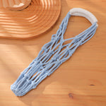Load image into Gallery viewer, Handmade Cotton Linen Water Bottle Mesh Bag N6G086