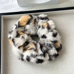 Load image into Gallery viewer, Faux Mink Fur Scrunchy Women Vintage Hair Tie S5P777