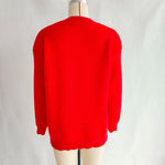 Load image into Gallery viewer, Christmas Snowman Pullover Sweater Women Red N5A630