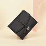 Load image into Gallery viewer, Pebble Grain Genuine Leather Short Bi-fold Wallet N6D024