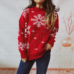 Load image into Gallery viewer, Christmas Snowflake Thickened Sweater Women N5A666