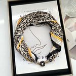 Load image into Gallery viewer, Women's Polyester Printed Scarf Necklace N6J109