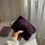 Load image into Gallery viewer, Coarse Knit Wool Pouch Organizer S5P348