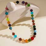 Load image into Gallery viewer, Womens Vintage Colorful Glass Beaded Necklace N6K188