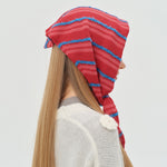 Load image into Gallery viewer, Wool Blend Cotton Triangle Scarf Women S5P670