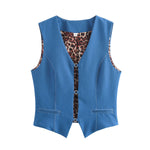 Load image into Gallery viewer, Street Fashion Stretch Denim Vest Women N5A542