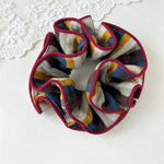 Load image into Gallery viewer, Brown Stripe Knit Scrunchy Women S5P823