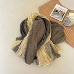 Load image into Gallery viewer, Ombre Crinkle Linen Blend Wrap M5A241