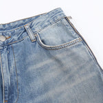 Load image into Gallery viewer, Wide Leg Denim Jeans, Mid-Rise Casual Zipper Pants N6A132
