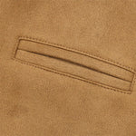 Load image into Gallery viewer, Caramel Stand Collar Jacket Women Short N5A762