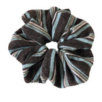 Load image into Gallery viewer, Striped Knit Scrunchy Women Lazy Day Relaxed Hair Tie S5P784