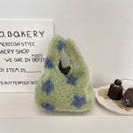 Load image into Gallery viewer, Cute Plush Wristlet Bag Portable Snack Lunch Tote S5P862