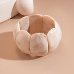 Load image into Gallery viewer, Acrylic Ombré Square Segment Statement Bangle Women N6H080