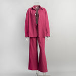 Load image into Gallery viewer, Loose Long Sleeve Shirt Pants Set Casual Cotton N6A076