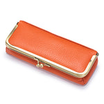 Load image into Gallery viewer, Genuine Leather Portable Sunglasses Case Women N6B200