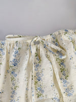 Load image into Gallery viewer, Apricot Floral Puff Sleeve Mini Dress Women Summer N5A936