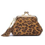 Load image into Gallery viewer, Genuine Leather Mini Frame Purse Coin Pouch Women N6B195
