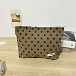 Load image into Gallery viewer, Corduroy Cosmetic Organizer Multi Compartment S5P323