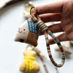 Load image into Gallery viewer, Embroidered Food Charm Bag Decor Car Keyring Gift N6G019