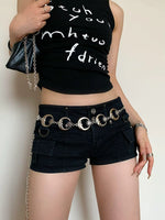 Load image into Gallery viewer, Star Moon Silver Metal Waist Chain Women N6C159