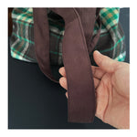 Load image into Gallery viewer, Green Check Wool Tote Bag Women Large Capacity M5A333