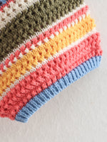 Load image into Gallery viewer, Crochet Polo Collar Knit Top Shorts Set Women N6A110