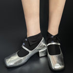 Load image into Gallery viewer, Shirt Collar Socks Retro Cute Short Socks Women N6H026