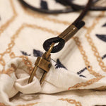 Load image into Gallery viewer, Hand Embroidered Cotton Crossbody Phone Bag S5P812