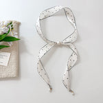 Load image into Gallery viewer, Women's Polyester Pearl Charm Neck Scarf N6J146