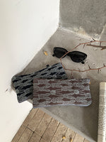 Load image into Gallery viewer, Embroidered Cotton Linen Glasses Case Pouch N6B127