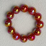 Load image into Gallery viewer, Colorful Holographic Bead Resin Bangle Dopamine N6A225