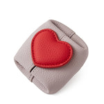 Load image into Gallery viewer, Top Grain Leather Heart Coin Purse Women Portable S5P935