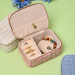 Load image into Gallery viewer, Portable Anti Tarnish Jewelry Box Travel Organizer S5P868