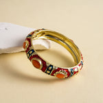 Load image into Gallery viewer, Womens Vintage Oval Cat Eye Floral Alloy Bracelet N6K130
