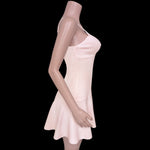 Load image into Gallery viewer, Floral Rib Knit Slip Dress Strappy Rabbit Velvet N5A797