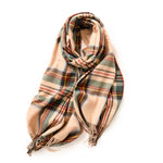 Load image into Gallery viewer, Classic Plaid Fringe Scarf M5A228