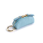 Load image into Gallery viewer, Genuine Leather Coin Purse with Keychain Women N6D018