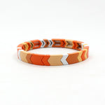 Load image into Gallery viewer, Bohemian Enamel Pearl Alloy Stove Fired Cuff S5P209