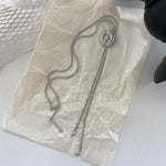 Load image into Gallery viewer, Vintage Camellia Long Necklace Women Adjustable S5P920