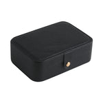 Load image into Gallery viewer, Leather Flip Top Jewelry Organizer Multi Compartment S5P395