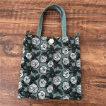 Load image into Gallery viewer, Embroidered Cotton Linen Crossbody Bag Reversible N6F153